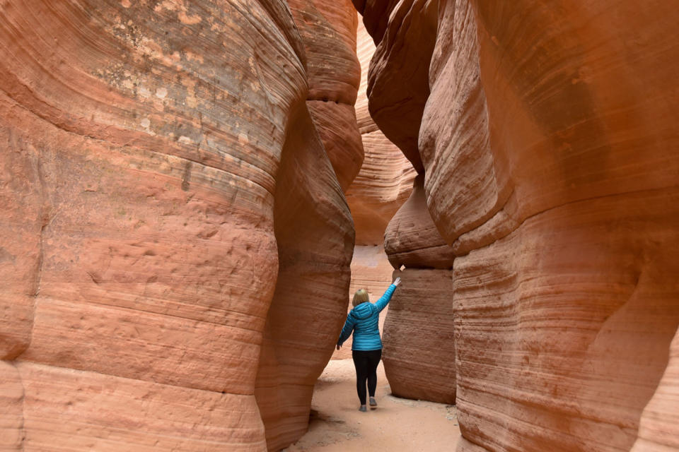 Take a guided tour of Peekaboo Slot Canyon near Kanab