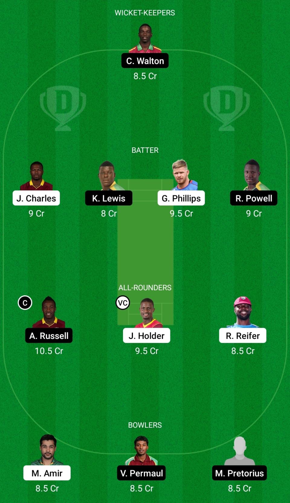 BR vs JAM Dream11 Prediction Fantasy Cricket Tips Dream11 Team Hero CPL T20 