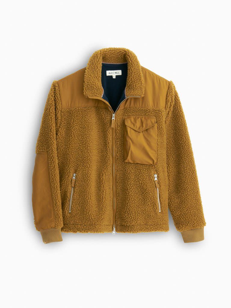 Zip Jacket in Sherpa