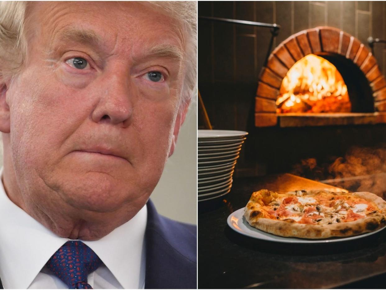 trump pizzeria sanctions