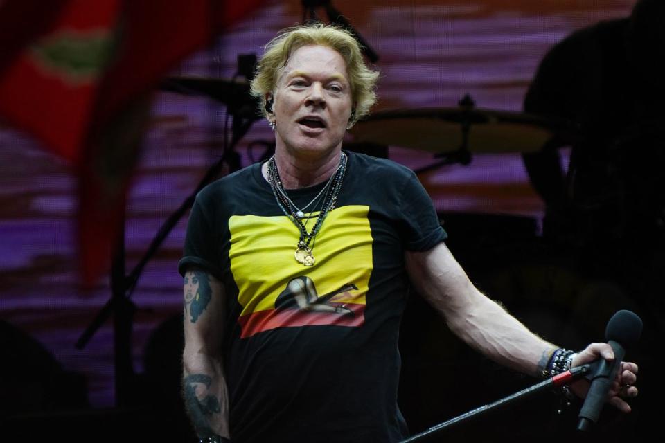 <p>Yui Mok/PA Images via Getty</p> Axl Rose in June 2023