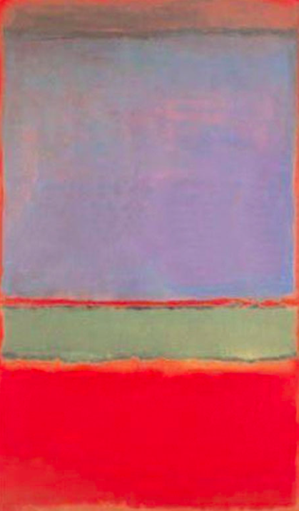 No. 6 (Violet, Green and Red), Mark Rothko