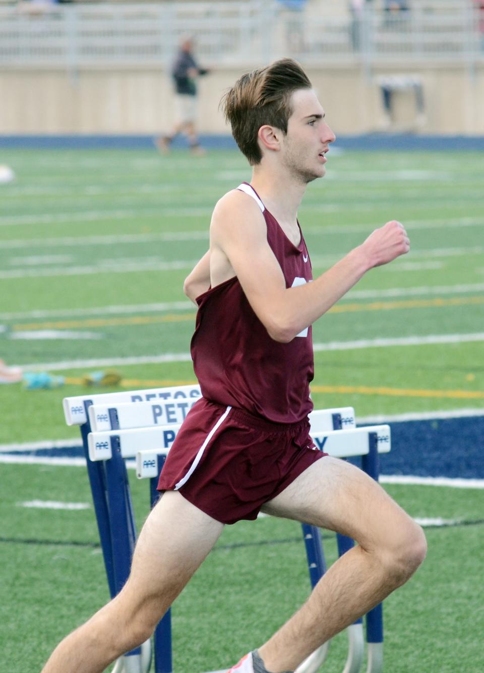 Charlevoix's Dominic Schwein earned a regional title in the 3200 meter run to advance to states.