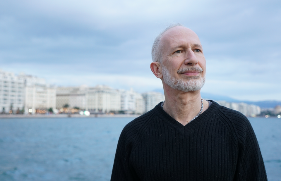 Director Enrique Sánchez Lansch at the Thessaloniki International Documentary Festival in Greece.