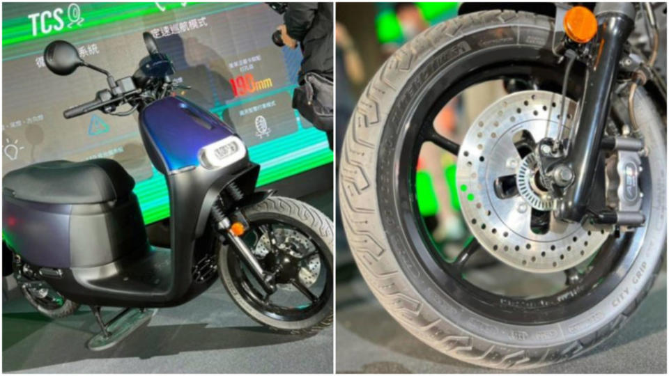 車輛配胎為前14吋/後13吋Michelin City Grip Saver全天候性能胎。 (攝影/ 汪廷諤)