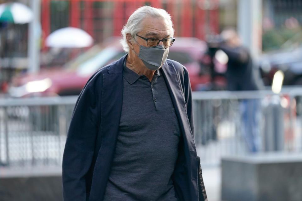 Robert De Niro erupted on the witness stand as he admitted he may have called his former assistant a ‘b****’ (Associated Press)