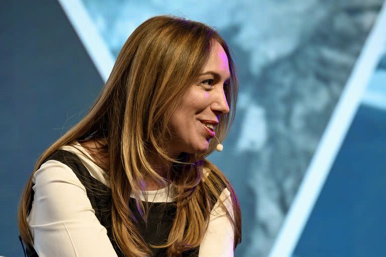 María Eugenia Vidal en el foro de Llao Llao