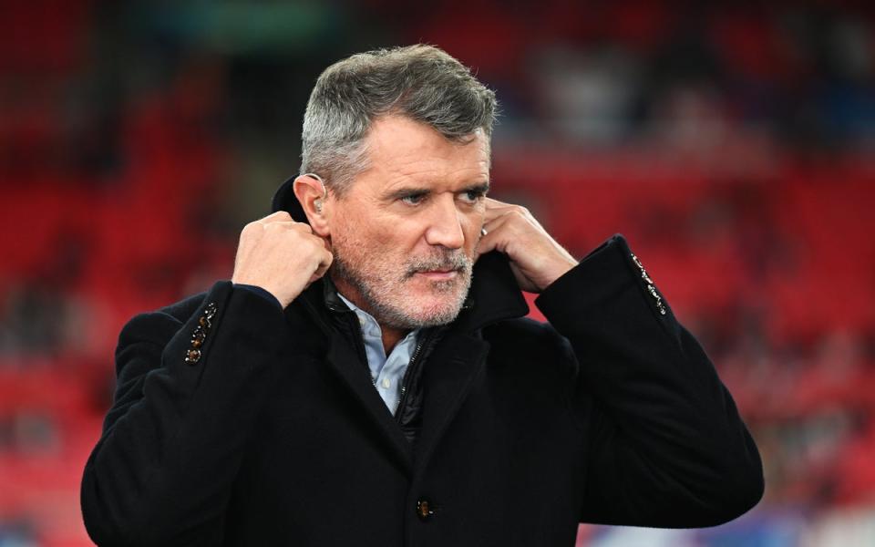 Scathing: Roy Keane did not hold back with his assessment of England’s display against Greece (The FA via Getty Images)