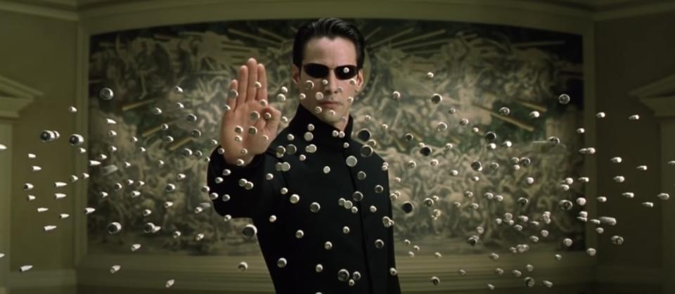 Keanu Reeves as Neo in The Matrix Reloaded