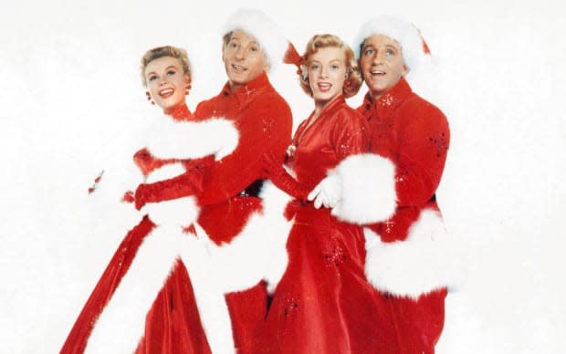 "<a href="https://parade.com/1106214/cinemasins/white-christmas-movie-facts/" rel="nofollow noopener" target="_blank" data-ylk="slk:White Christmas;elm:context_link;itc:0;sec:content-canvas" class="link ">White Christmas</a>"<p>Paramount/Getty Images</p>