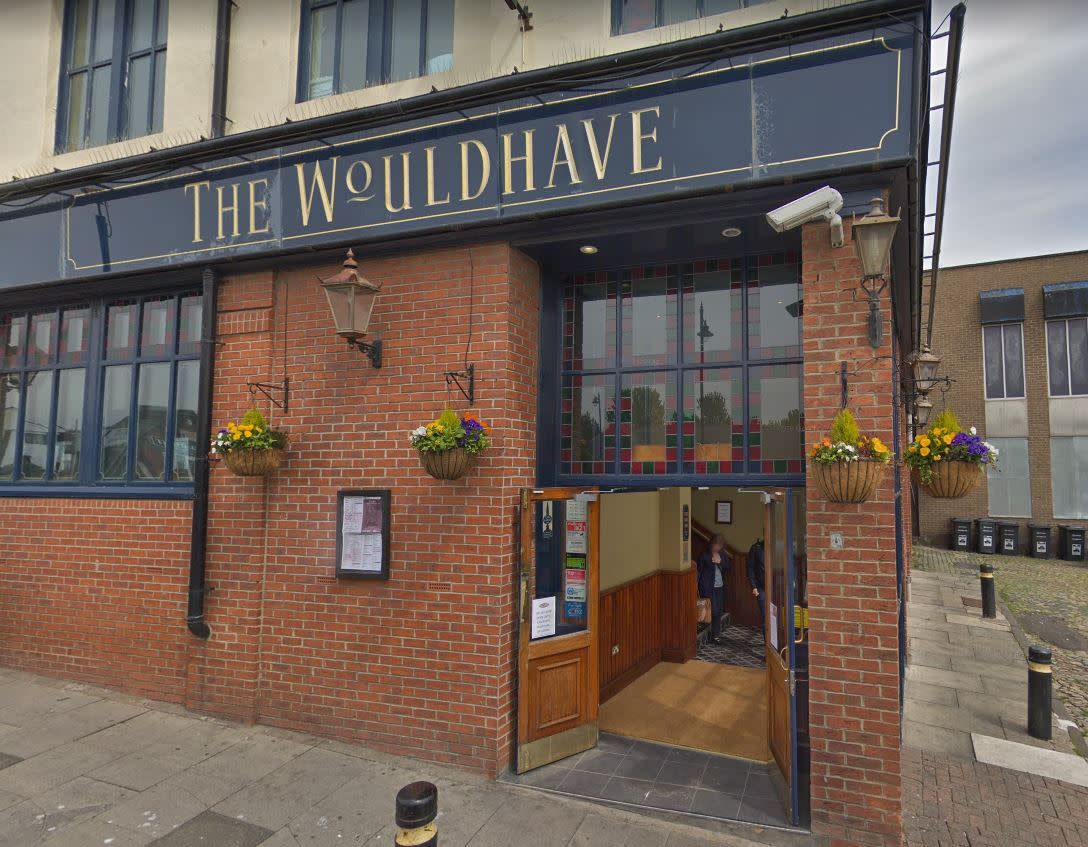 The team were drinking in the Wouldhave pub in South Shields, South Tyneside (Picture: Google)