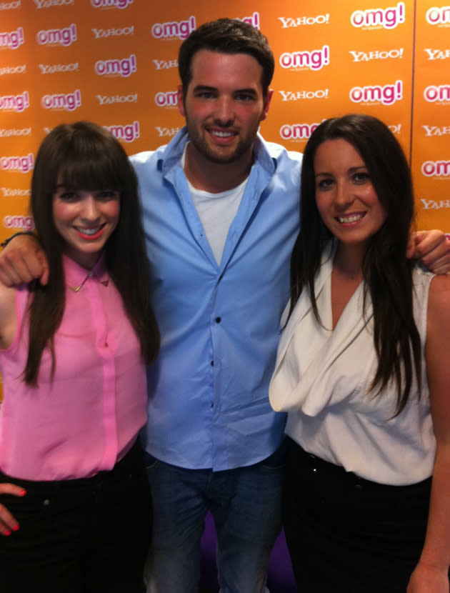 Celebrity photos: Ricky Rayment was put through his paces when we interviewed him, he got all hot and sweaty…