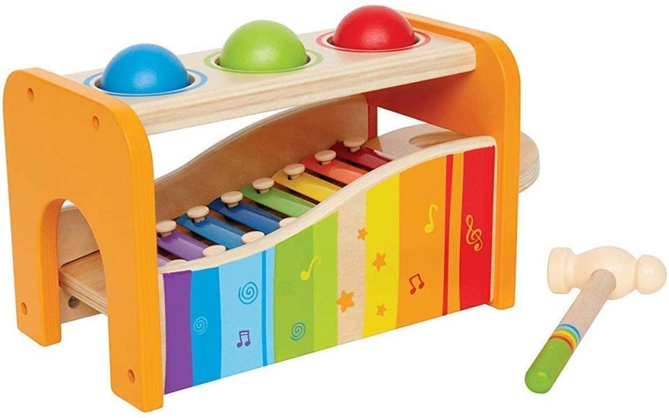 hape pound tap bench