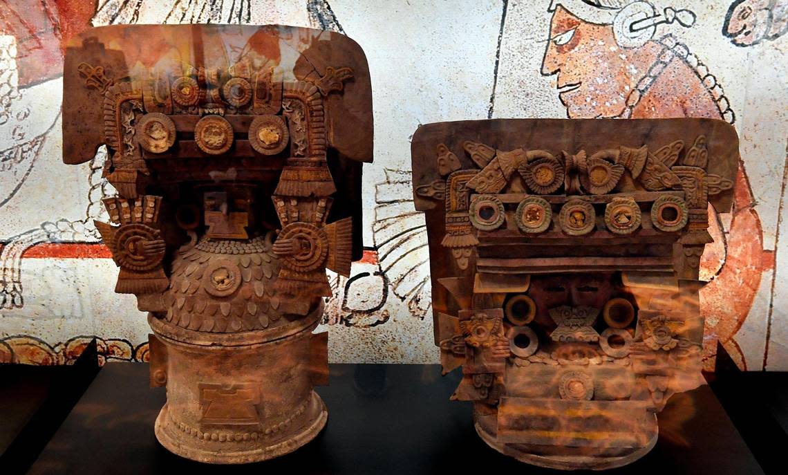 Incense burners originated in the Mayan civilization from the years 400-600. Usually made out of ceramic, they were used throughout the Mayan civilization for rituals.