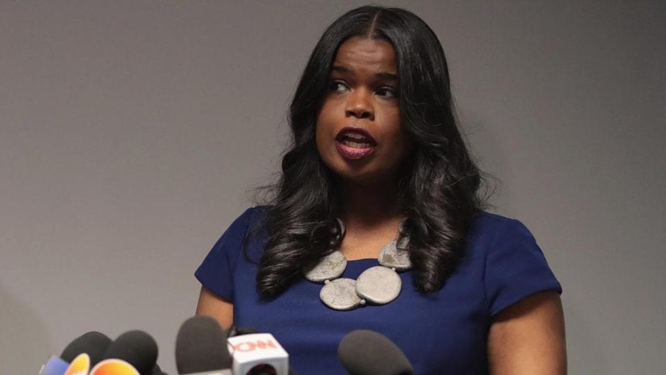 Cook County State’s Attorney Kim Foxx, pictured in February 2019, has acknowledged she had not watched the recording of a Chicago Police officer shooting 13-year-old Adam Toledo before prosecutors described the deadly encounter in open court. (Photo by Scott Olson/Getty Images)