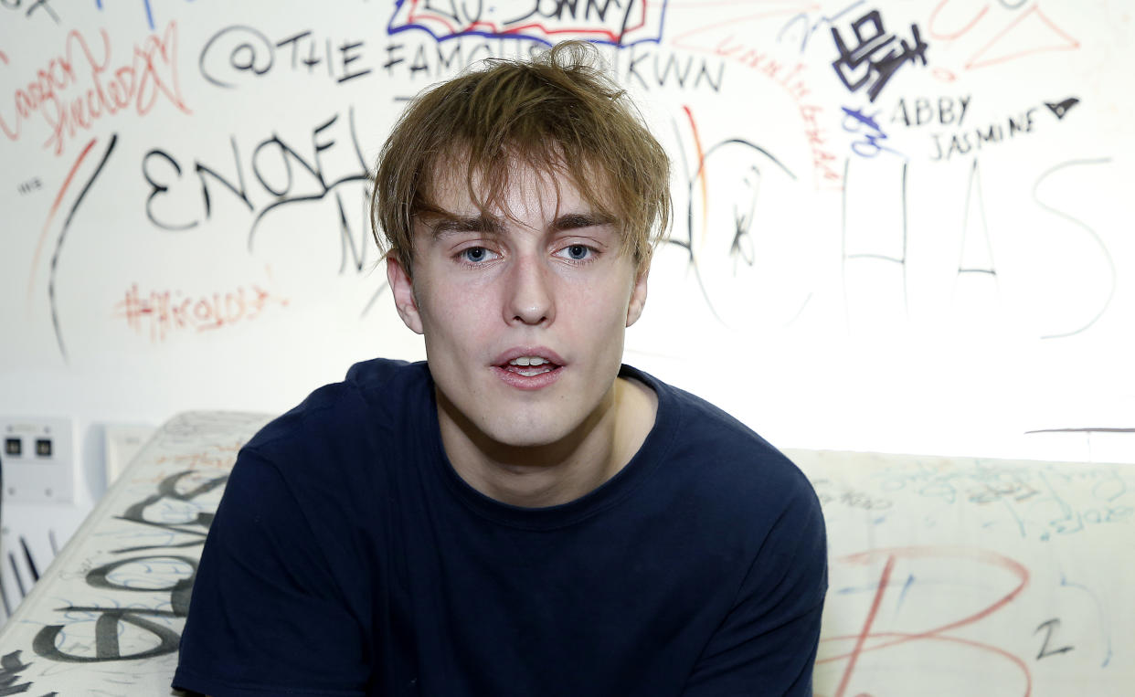 NEW YORK, NEW YORK - JULY 31: Sam Fender visits Music Choice on July 31, 2019 in New York City. (Photo by John Lamparski/Getty Images)