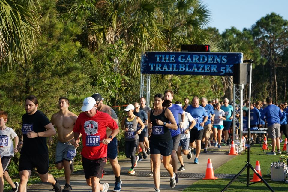 The Gardens Trailblazer 5K Gardens will be held Saturday, Dec. 16 at North County District Park in Palm Beach Gardens.