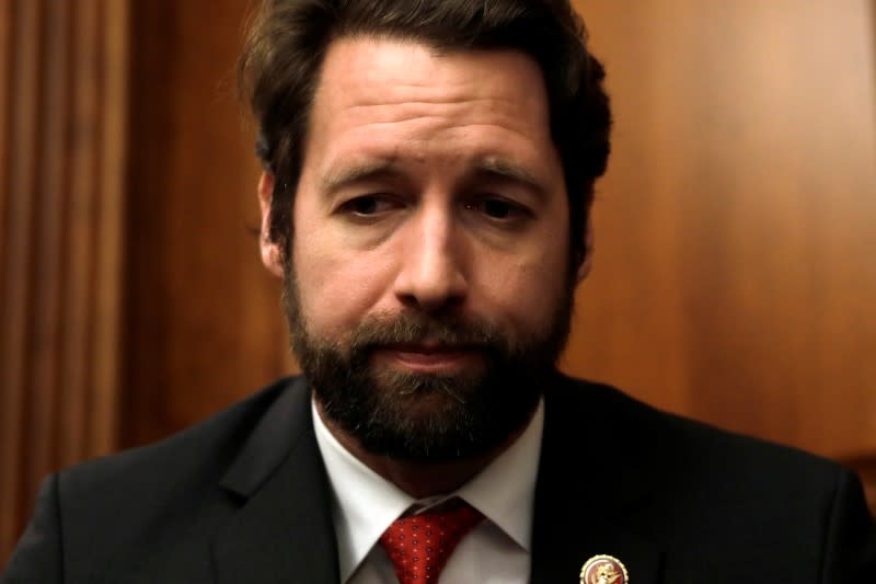 Rep. Joe Cunningham speaks during an interview for Reuters on Capitol Hill