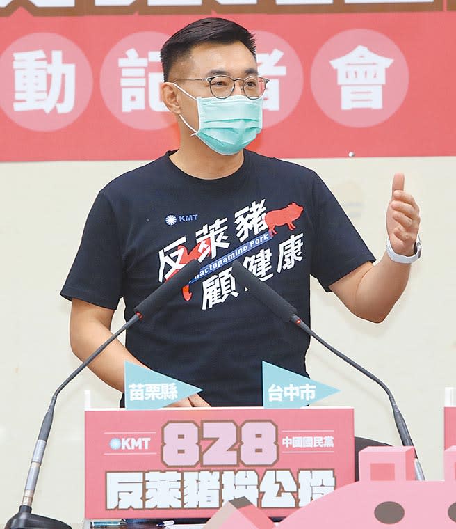 美國前參議員陶德率團訪台引發國內關注，前外交官介文汲認為，相較川普時代，美國拜登總統對台灣的作法，「已經有點降級了」。國民黨主席江啟臣表示，希望多元不同的聲音能被國際友人聽到，不能被一黨壟斷。（鄭任南攝）