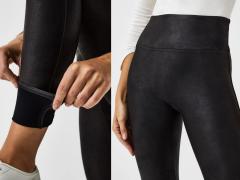 These popular Spanx faux leather leggings are now available with a cozy fleece  lining