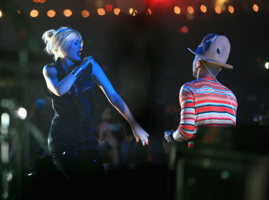 Gwen Stefani and Pharrell