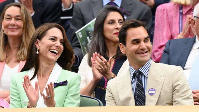Sporting stars welcomed to the Royal Box at Wimbledon 2019 