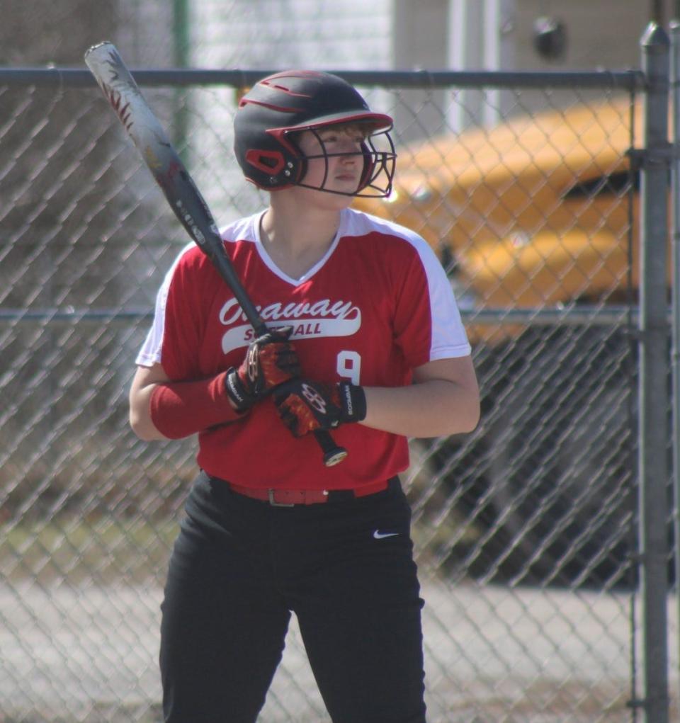 Senior Kenzie Robbins has thrived as a member of the Onaway softball team, earning multiple All-Ski Valley Conference and All-District honors. Robbins will continue her career at Aquinas College next season.