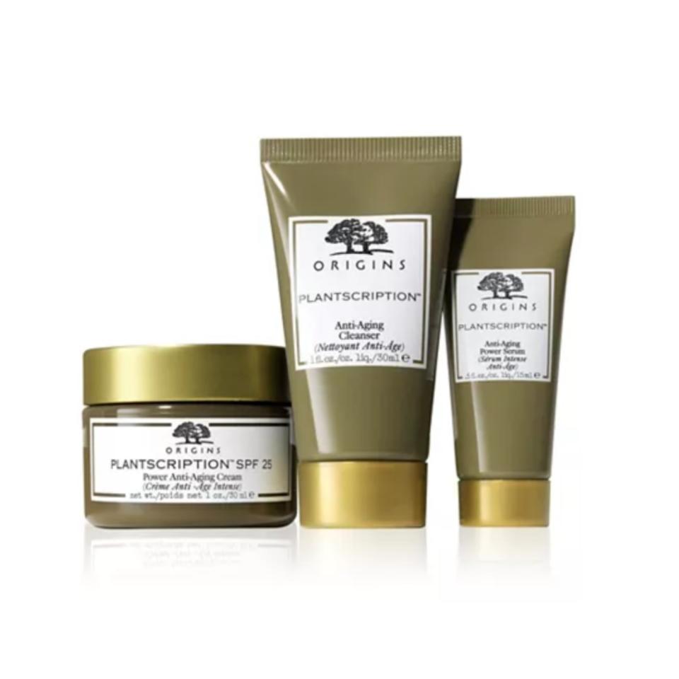 Origins 3-Pc. Plantscription Boost Your Youth Set. (Photo: Macy's)