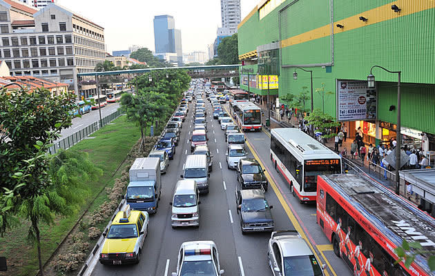 Certificate of Entitlement (COE) prices for cars up to 1,600cc rose slightly over S$1,000 in the latest round of bidding on Wednesday. (Yahoo! file photo)