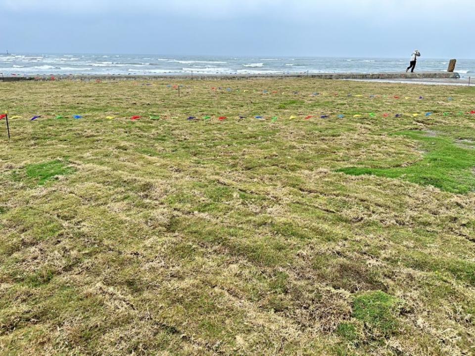 新竹風箏賽場改善工程三十一日開工。(記者曾芳蘭攝)