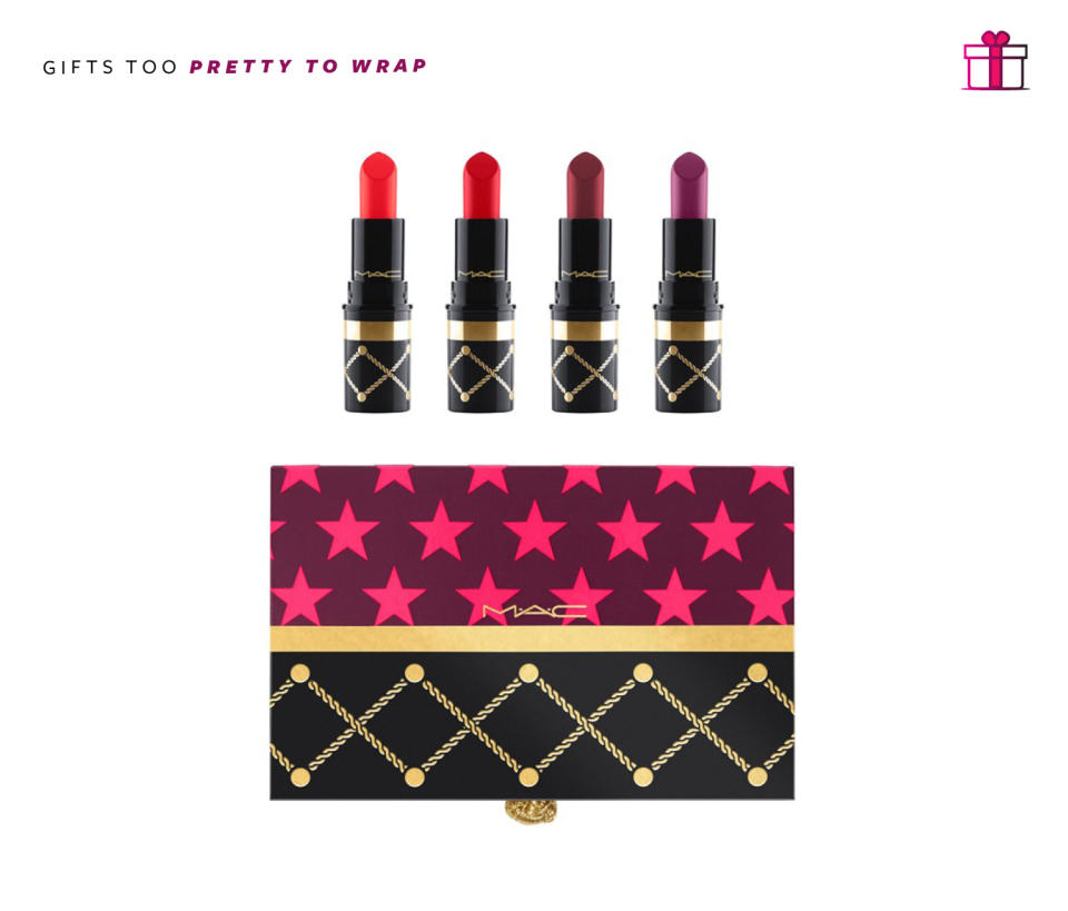 MAC Cosmetics Red Mini Lipstick Kit