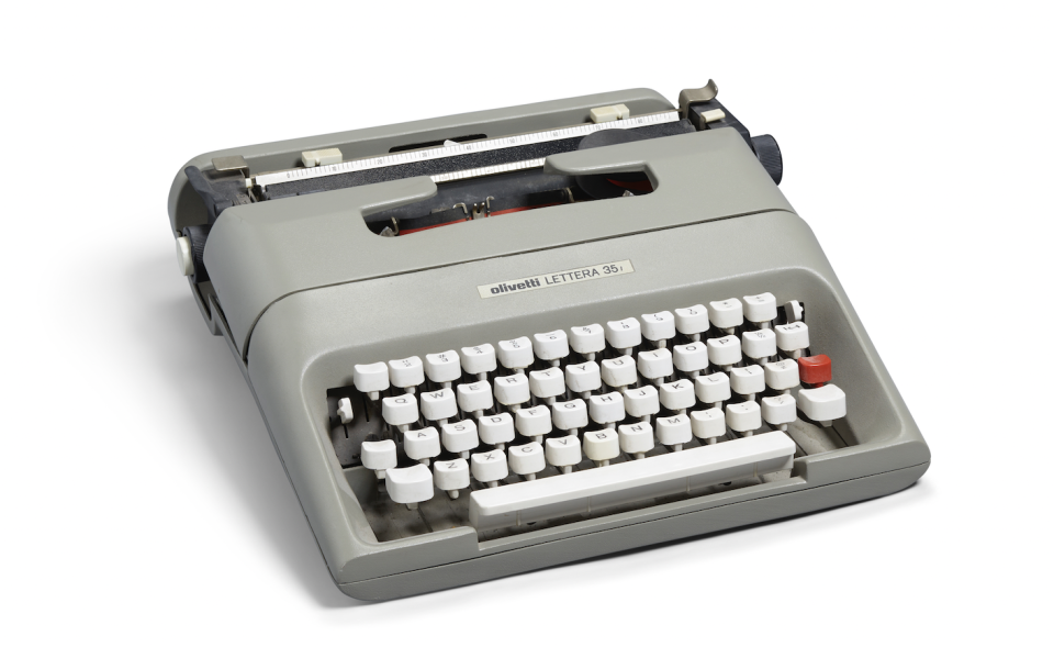 Olivia de Havilland - Bonhams Auction - Olivetti Typewriter
