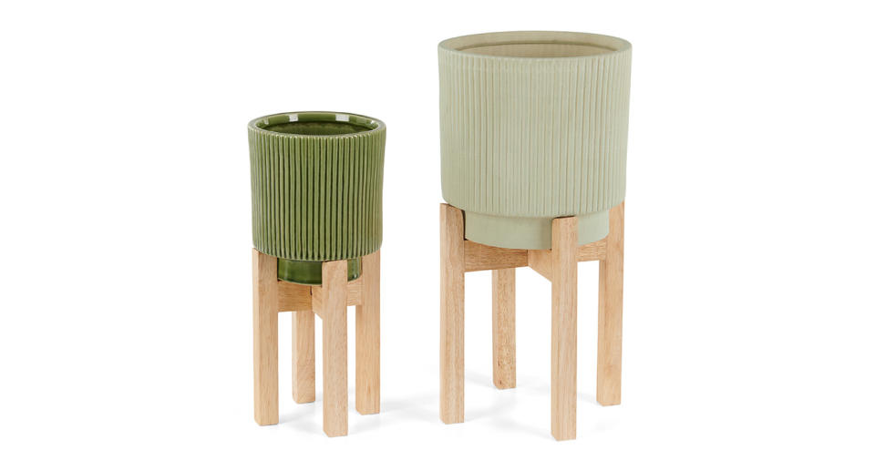 MADE.COM set of two plant pots and stands, £69