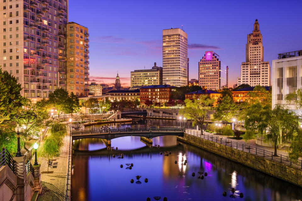 Providence, Rhode Island skyline.