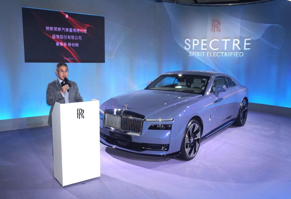 Rolls-Royce Spectre純電跑車雖已正式在台上市，但2023年11月Rolls-Royce仍僅有油車掛牌！