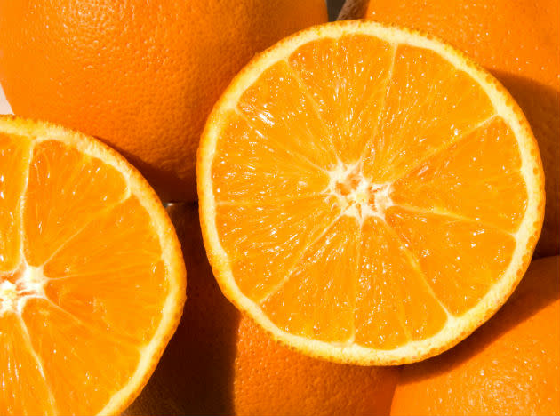 <b>Oranges </b><br>You would need these and loads of them. Rich in Vitamin C, oranges consumed whole or in the form of juice help build immunity against common cold and cough. Keeping a good stock of oranges may not require you to depend on antibiotics.