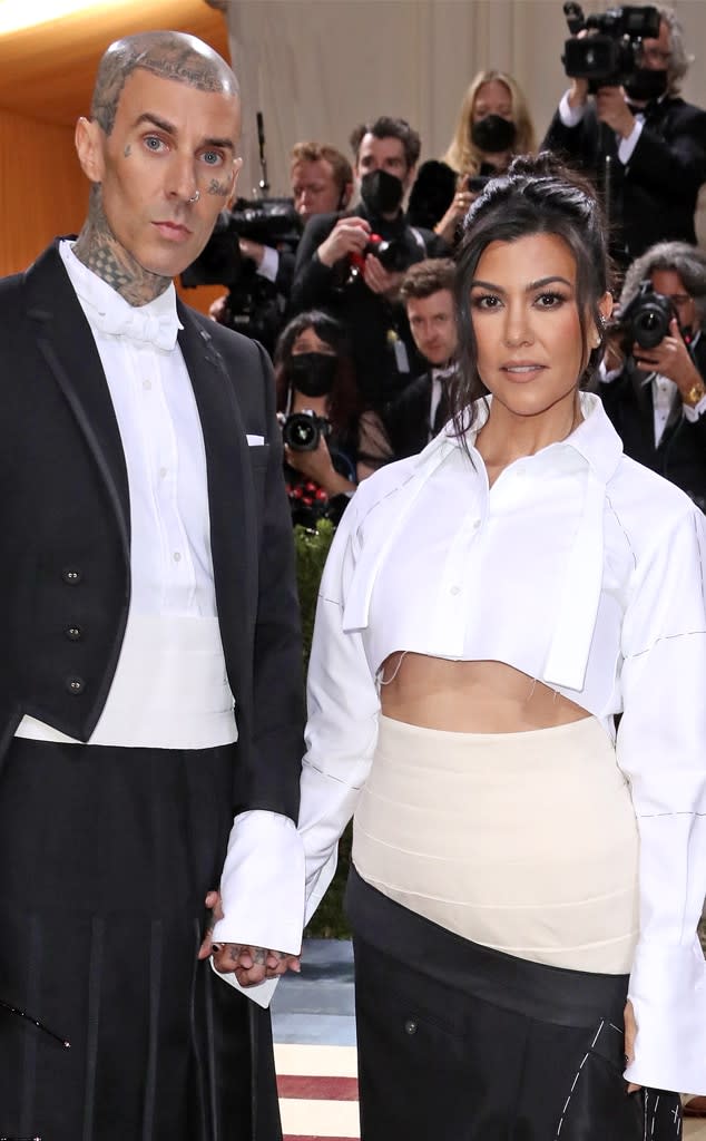 Travis Barker, Kourtney Kardashian, Met Gala 2022