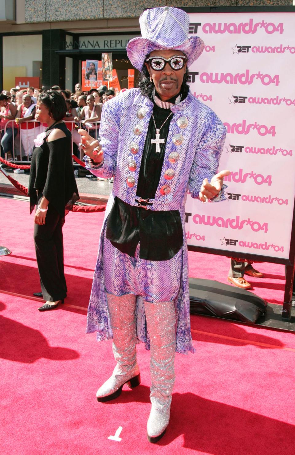 Bootsy Collins at the BET Awards on June 29, 2004.