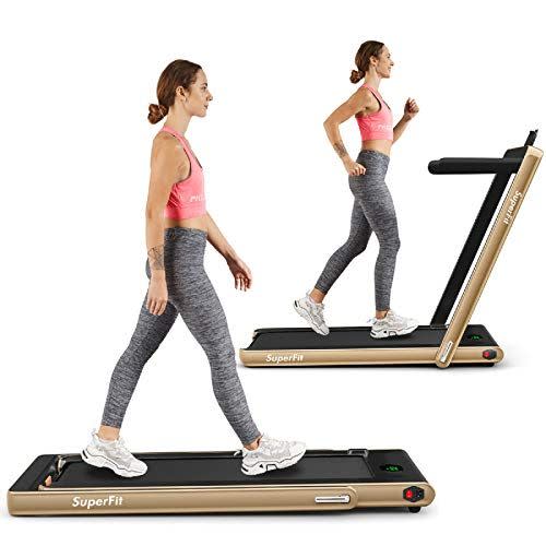 Goplus 2 in 1 Folding Treadmill