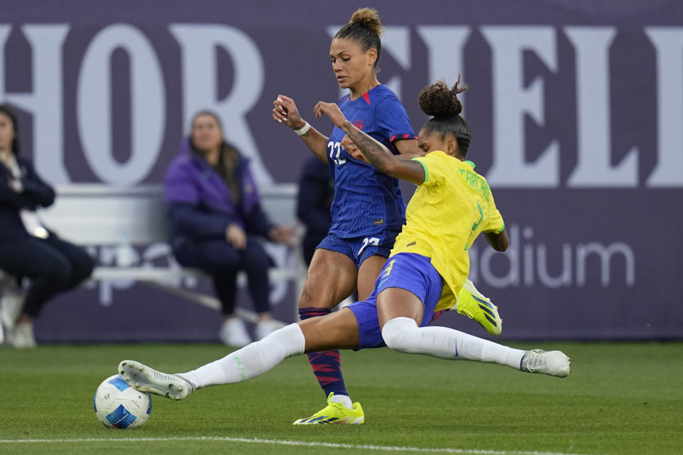 Lindsay Horan scores in 1st half, US beats Brazil 10 in Women's Gold