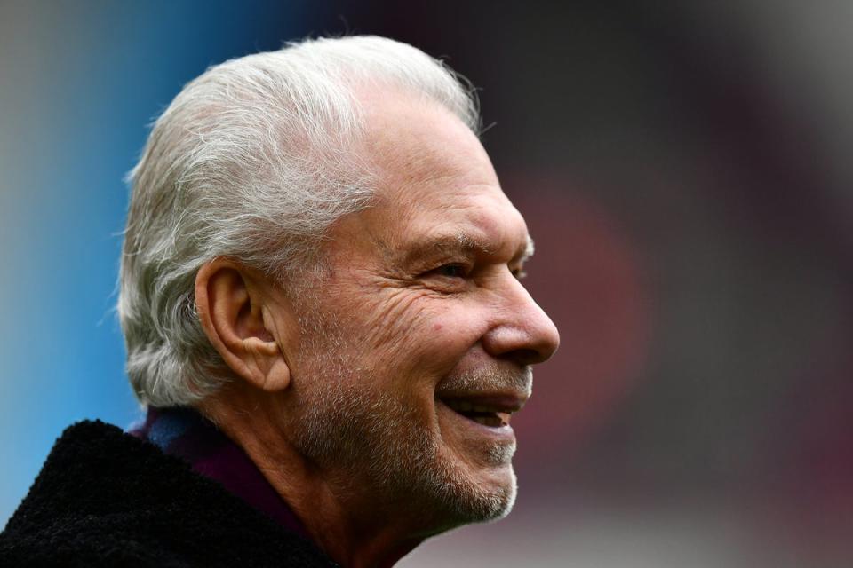 David Gold at a West Ham family event in 2019. (Getty Images)