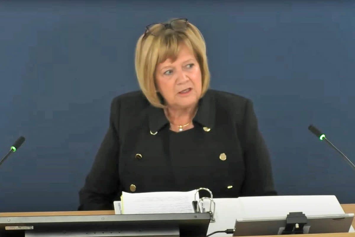 Baroness Hallett is chairing the inquiry (UK Covid-19 Inquiry/PA) (PA Media)