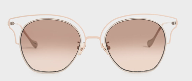 PHOTO: Charles & Keith. Cut-Out Tinted Sunglasses