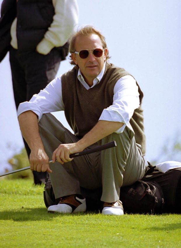 <p>Kevin Costner at the Big 3 Records Monte Carlo Invitational Pro-Celebrity Golf Tournament in Monaco. </p>