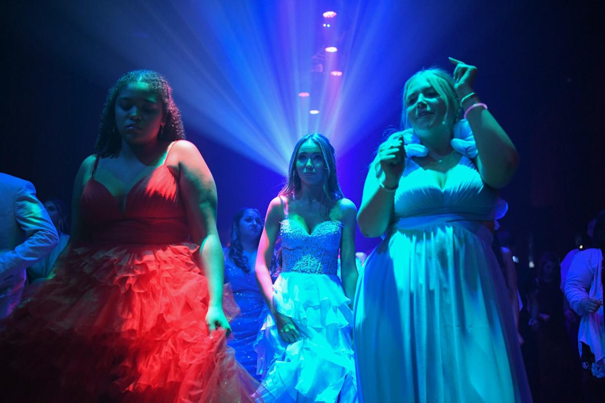 Scenes from Oliver Springs High School's prom held at the Capitol Theatre in Maryville, Tenn., Saturday, April 27, 2024.