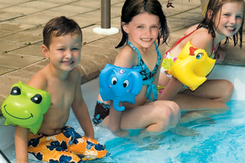 <div class="caption-credit"> Photo by: Toysplash</div><div class="caption-title">Animal Swim Arm Bands</div>These really fun animal swim arm bands will be a great way to keep kids afloat. <br> <i><a rel="nofollow noopener" href="http://blogs.babble.com/family-style/2012/05/31/12-tools-to-keep-your-kids-safe-this-summer/?pid=21887#slideshow" target="_blank" data-ylk="slk:Get this arm bands;elm:context_link;itc:0;sec:content-canvas" class="link ">Get this arm bands</a> <br> <br> <b><br></b></i>