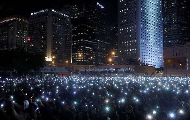 “United We Stand” rally in Hong Kong