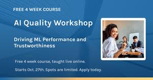 During the course, data scientist practitioners from corporate or government settings will learn how to analyze and improve the performance and trustworthiness of their machine learning models. The course covers critical, timely topics such as AI explainability, model accuracy, drift and stability, and fairness/model bias.