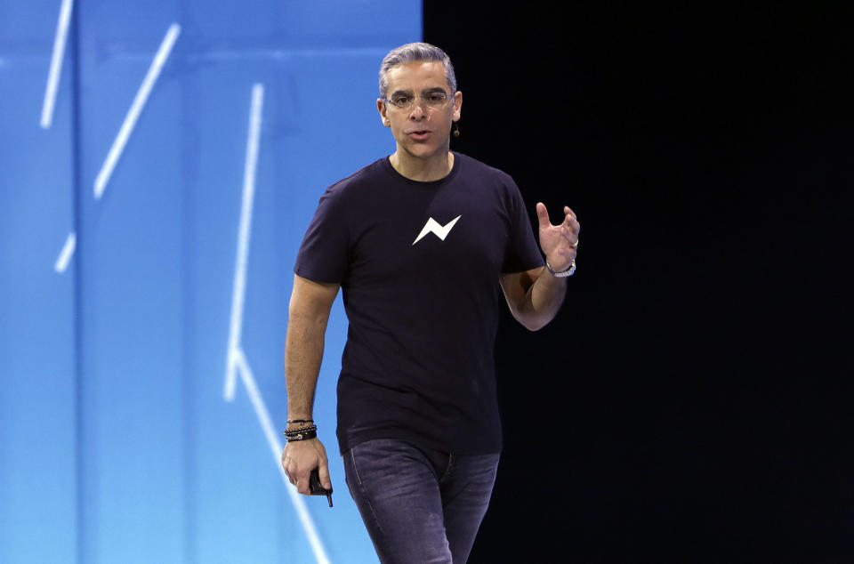 Messenger chief David Marcus is leaving his post to run a new unit inside Facebook focused on blockchain opportunities. Source: AP Photo/Marcio Jose Sanchez