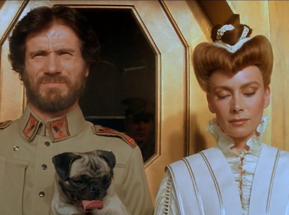 Kyle MacLachlan, Jurgen Prochnow, and Francesca Annis in the 1984 version of "Dune."